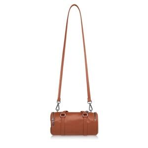 Small tan Telfar duffle